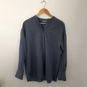 Vince Silk Popover Size M